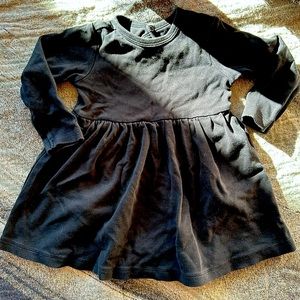 Solid Black Baby/Toddler Dress